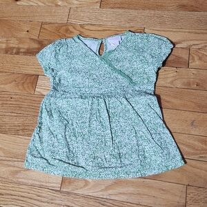 Girl's floral flower printed shirt